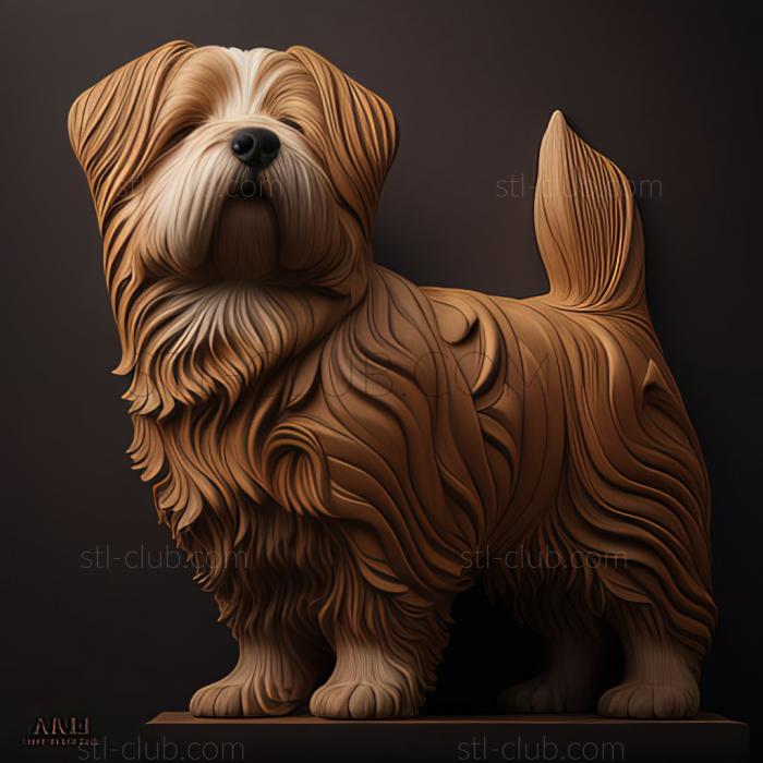 3D model st Bobtail dog (STL)